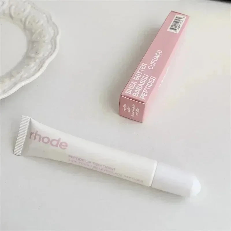 Moisturizing Lip Oil Gloss - Original Lip Balm for Hydration, Plumping, and Exfoliation in Pink