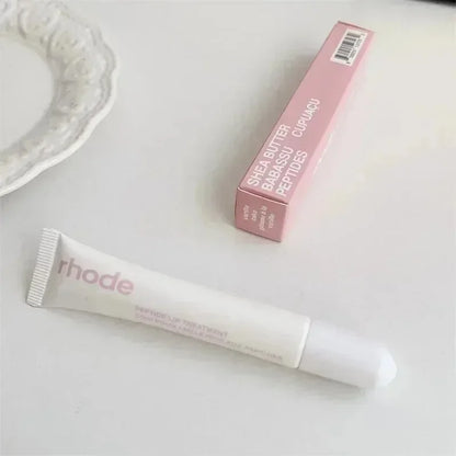Moisturizing Lip Oil Gloss - Original Lip Balm for Hydration, Plumping, and Exfoliation in Pink