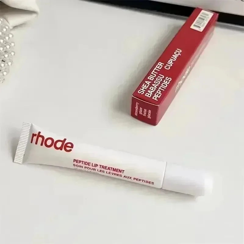 Moisturizing Lip Oil Gloss - Original Lip Balm for Hydration, Plumping, and Exfoliation in Pink
