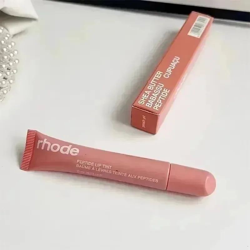 Moisturizing Lip Oil Gloss - Original Lip Balm for Hydration, Plumping, and Exfoliation in Pink