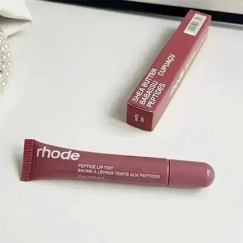 Moisturizing Lip Oil Gloss - Original Lip Balm for Hydration, Plumping, and Exfoliation in Pink