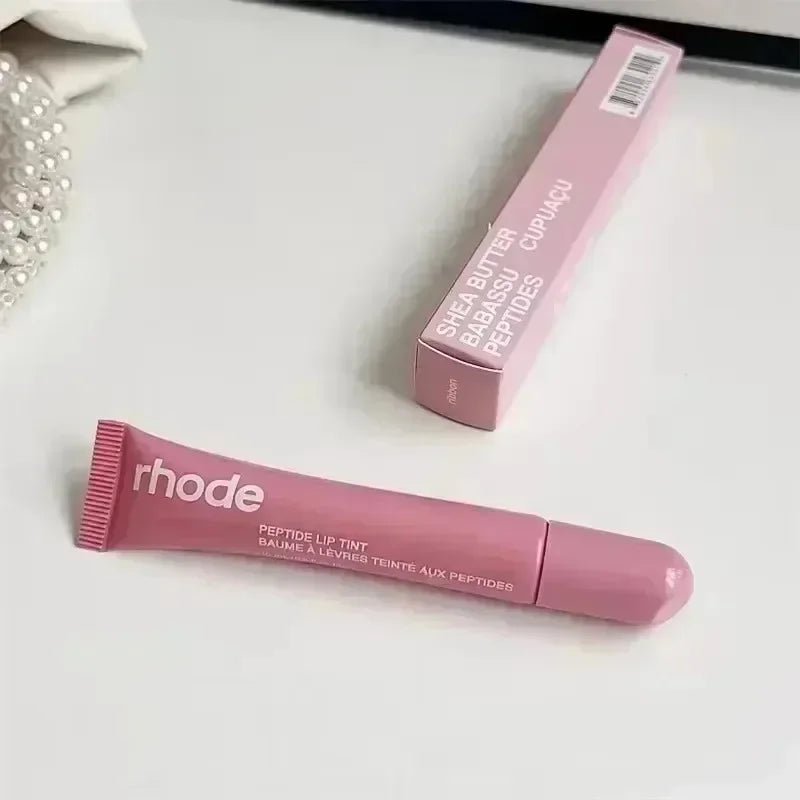 Moisturizing Lip Oil Gloss - Original Lip Balm for Hydration, Plumping, and Exfoliation in Pink