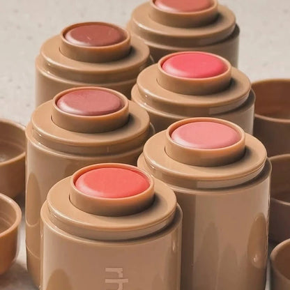 Moisturizing Lip Oil Gloss - Original Lip Balm for Hydration, Plumping, and Exfoliation in Pink