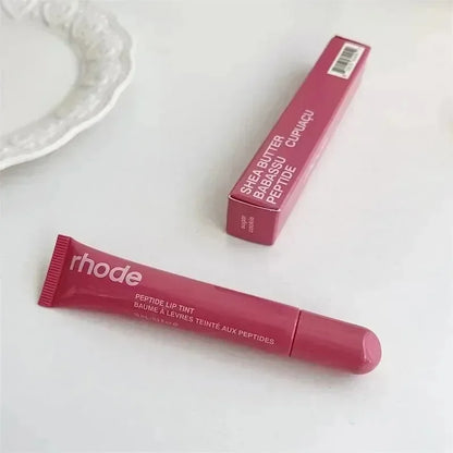 Moisturizing Lip Oil Gloss - Original Lip Balm for Hydration, Plumping, and Exfoliation in Pink