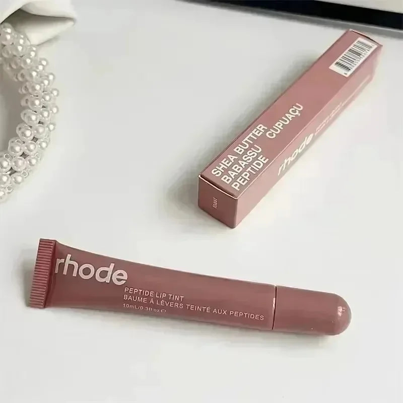 Moisturizing Lip Oil Gloss - Original Lip Balm for Hydration, Plumping, and Exfoliation in Pink