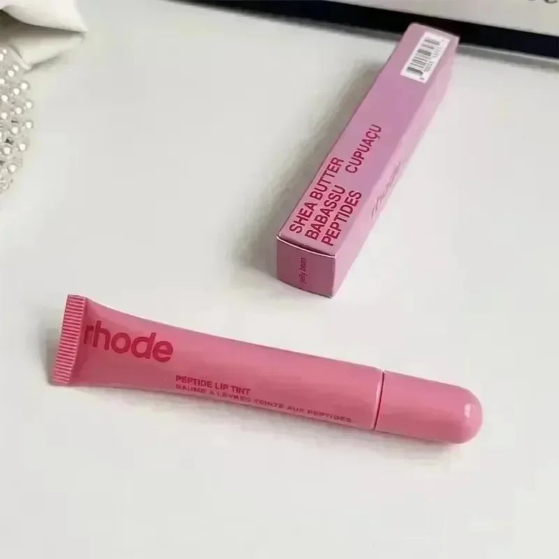 Moisturizing Lip Oil Gloss - Original Lip Balm for Hydration, Plumping, and Exfoliation in Pink